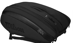  Wilson Federer DNA 12 Racket Bag  Black 