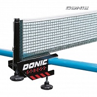 Сетка для настольного тенниса с креплением Donic STRESS черный/зеленый