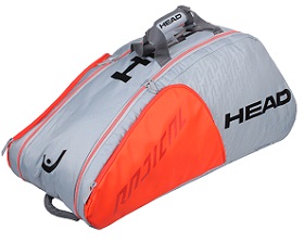 Теннисная сумка Head Radical 9R Supercombi (Серый/Оранжевый) 2021