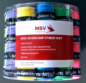 Теннисные намотки MSV , в ассортименте различные цвета .  60 штук в боксе.
